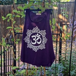 L.A. Soul Yoga tank size M, purple om